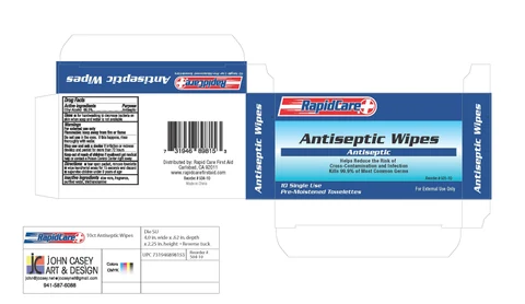 Antiseptic Wipes 포장