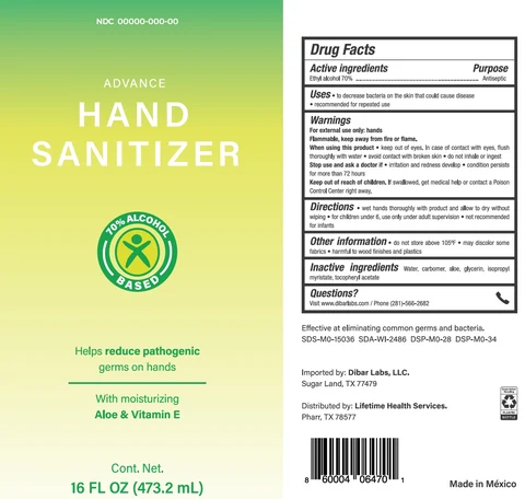 Hand Sanitizer with Aloe packaging