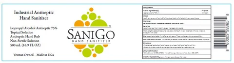 Sanigo Hand Sanitizer (Liquid) 포장