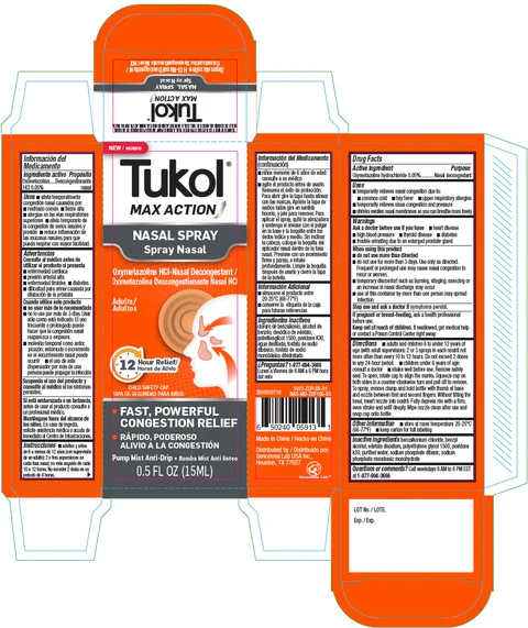 Tukol Max Action 포장