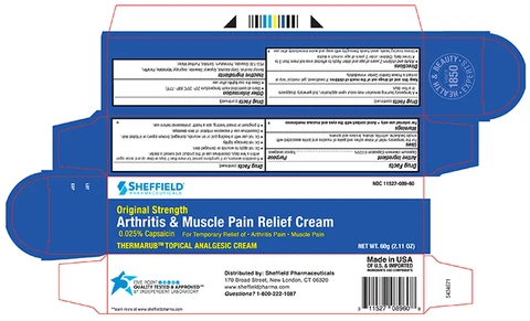 Sheffield Arthritis and Muscle Pain Relief 포장