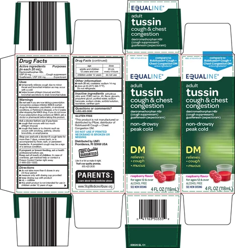 equaline adult tussin packaging