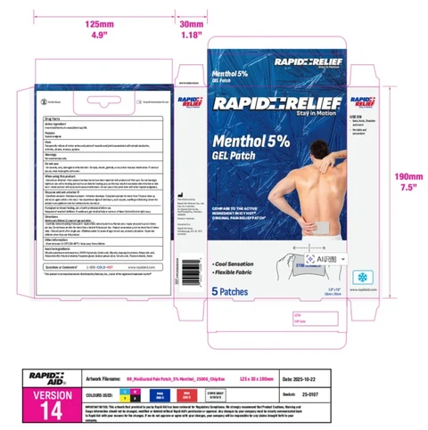 Rapid Relief 포장