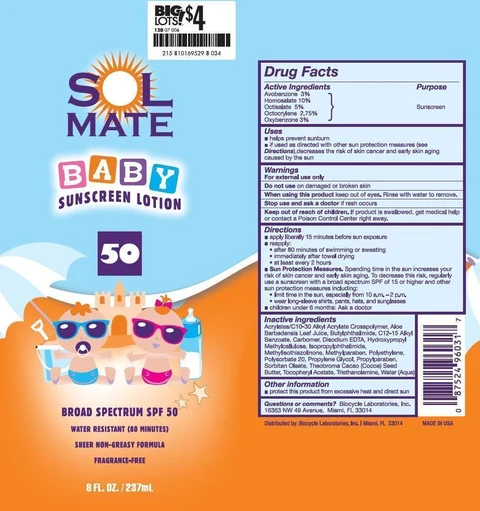 SolMateBaby Broad Spectrum SPF50 포장