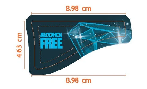 Dentalclean Blue Diamond Alcohol Free Mouthwash 포장