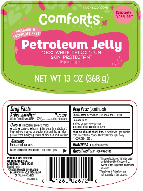 Comforts Petroleum Jelly 포장
