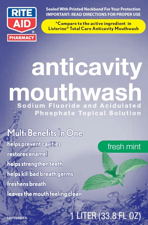 Anticavity Fluoride Rinse 포장