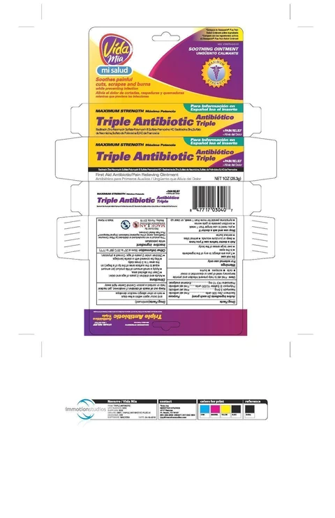 Triple Antibiotic Plus Pain Relief packaging