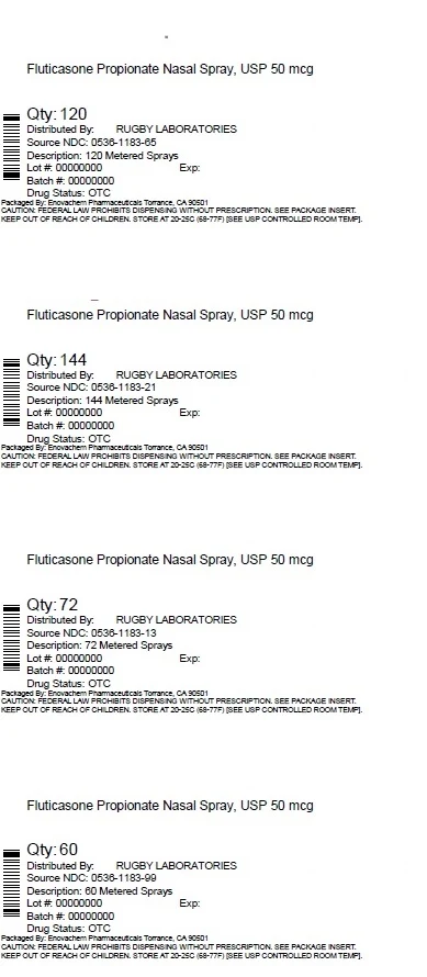 RUGBY FLUTICASONE PROPIONATE NASAL 포장