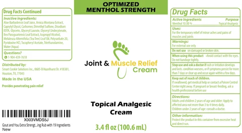 Joint and Muscle Relief Topical Analgesic packaging