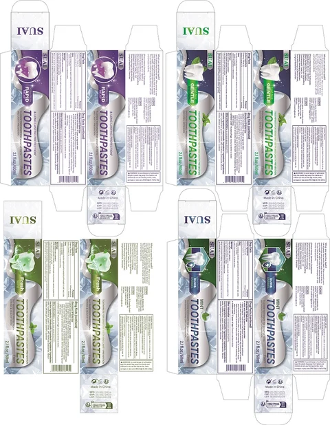 Sensitivity Toothpastes 포장