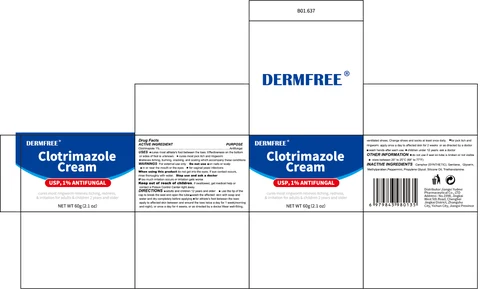 DERMFREE Clotrimazole 포장