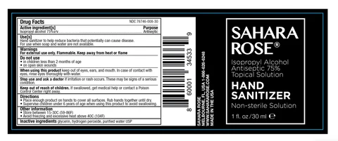 Hand Sanitizer packaging