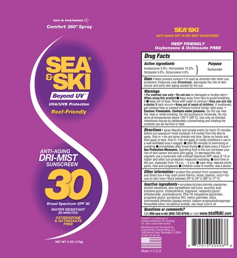 Sea and Ski SPF 30 C-Spray 포장