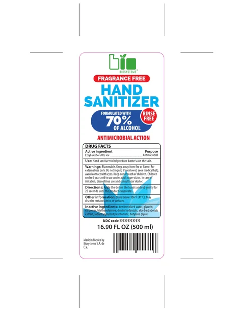 Hand Sanitizer packaging