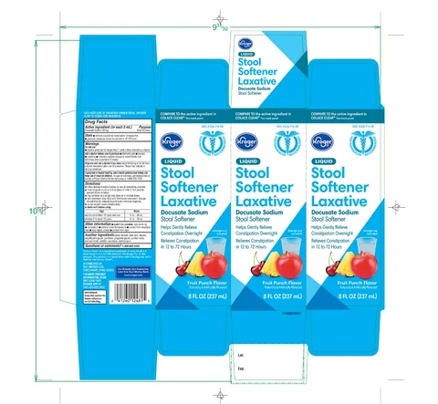 Kroger Stool SoftenerFruit Punch packaging