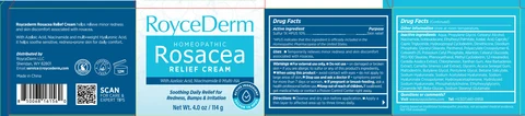 RoyceDerm Rosacea Relief Cream. 포장