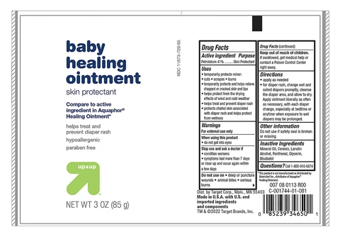 Target Baby Healing packaging