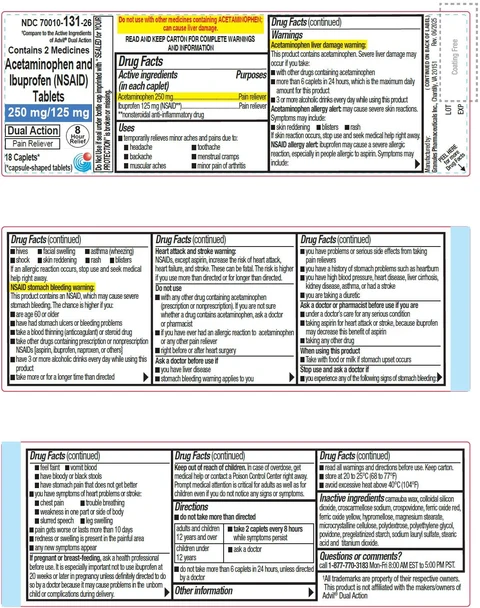 Acetaminophen and Ibuprofen 포장