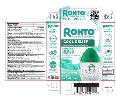 RohtoCool Relief packaging
