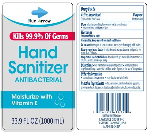 Blue Arrow Hand Sanitizer33.9oz 포장