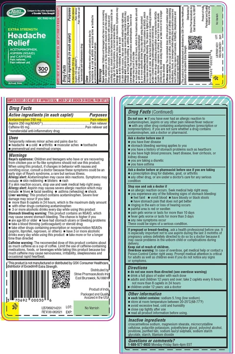 Headache Relief packaging