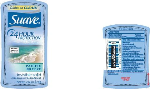 Suave Pacific BreezeAntiperspirant and Deodorant 포장