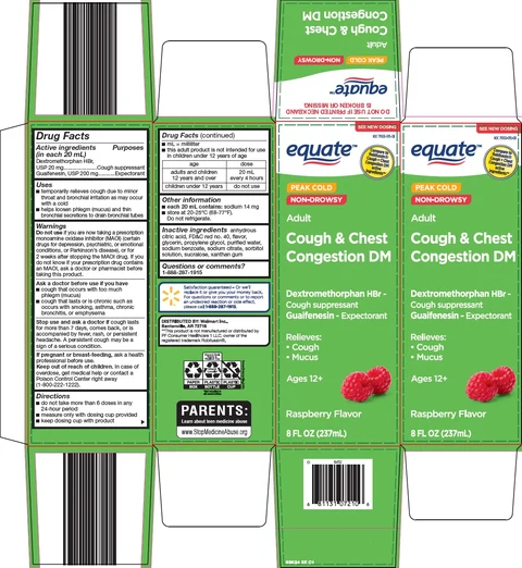 equate adult cough and chest congestion dm packaging