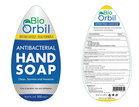 BioOrbil ANTIBACTERIAL HANDSOAP 포장