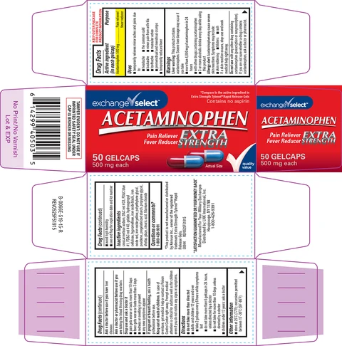 AcetaminophenExtra Strength 포장