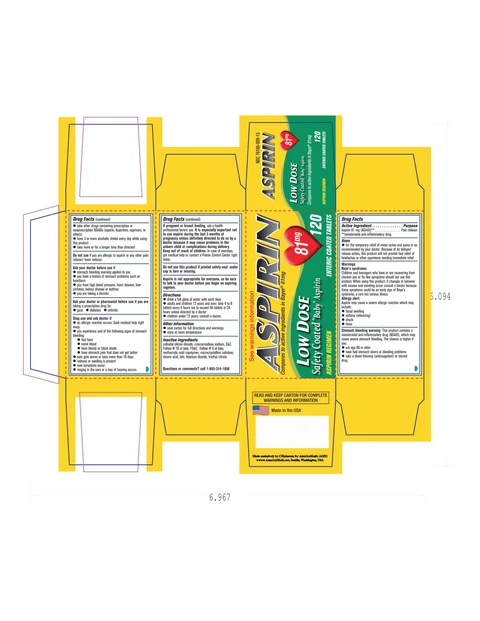 AspirinLow Dose 포장