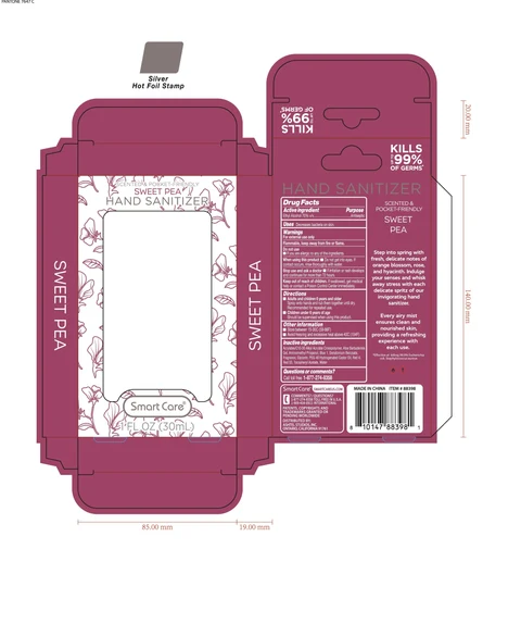 Smart Care Sweet Pea Hand Sanitizer sweet pea01 포장