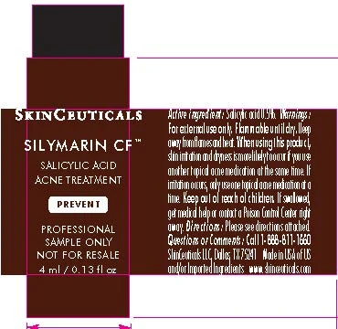 SkinCeuticals Silymarin CF Acne Treatment packaging
