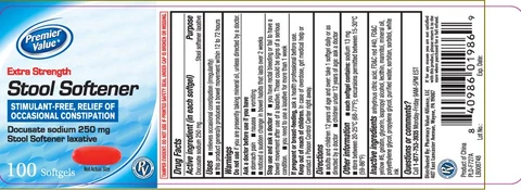 Stool SoftenerExtra Strength packaging
