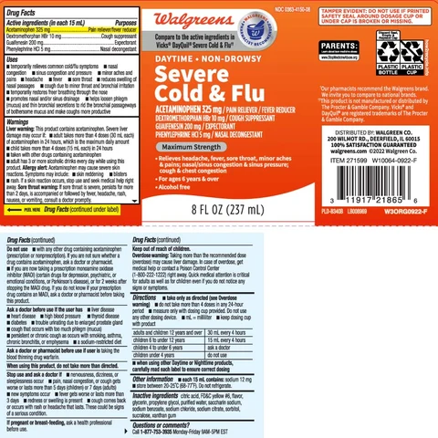 Severe Cold and Flu ReliefDaytime 포장