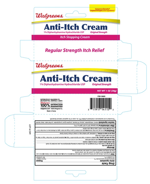WALGREENS ANTI ITCH packaging