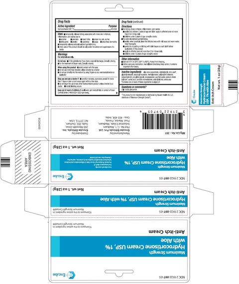 Hydrocortisone with aloe 포장
