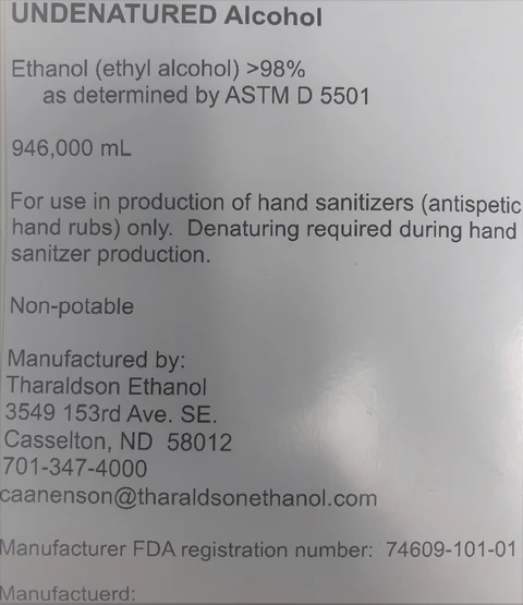 Hand Sanitizer packaging