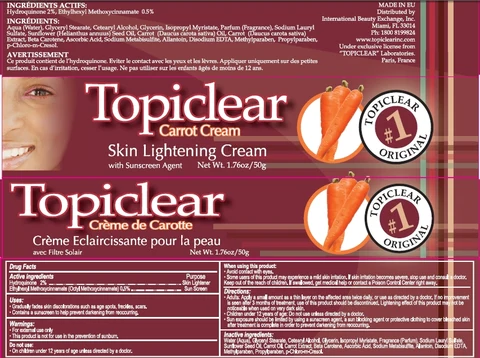 Topiclear Carrot 포장
