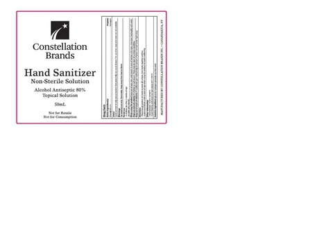 Constellation Brands Hand Sanitizer 포장
