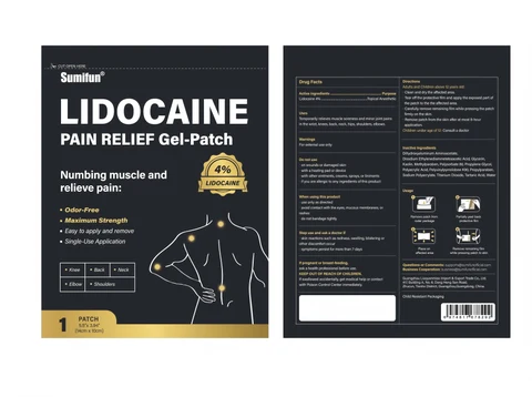 LIDOCAINE PAIN RELIEF Gel-Patch packaging