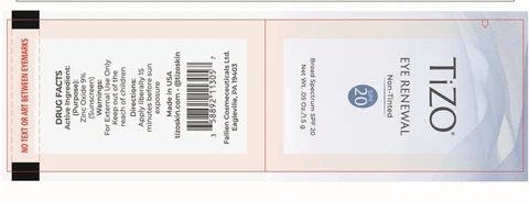 TiZO Eye Renewal SPF 20 (Non-Tinted) packaging