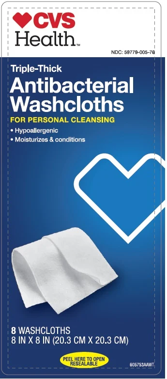 CVS Triple-Thick AntibacterialWashcloths 포장