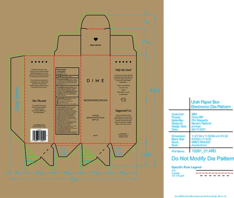 Wonderscreen Tinted Broad Spectrum SPF 30 Shade 3 packaging