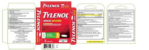 Tylenol Sinus Severe 포장