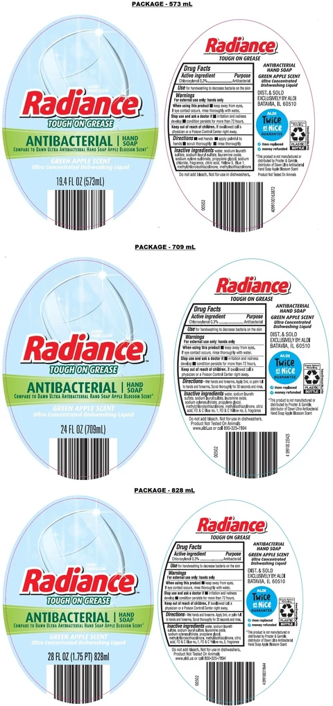 Radiance Antibacterial Green Apple Scent Hand 포장