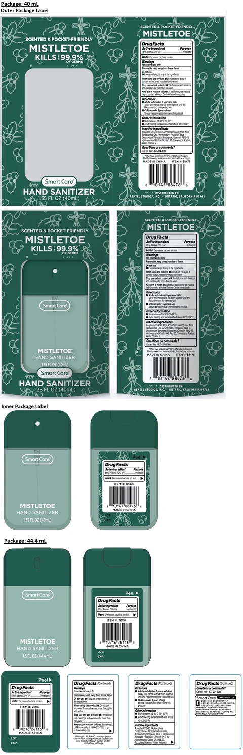 Smart Care MISTLETOE HAND SANITIZER 포장