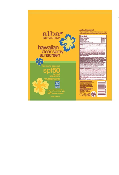 AL0038100 Alba HW Sunscreen Coconut Milk SPF50 포장