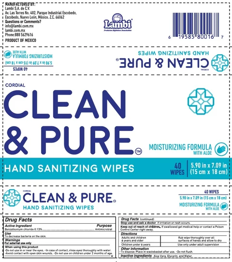 Cordial Clean and Pure 포장