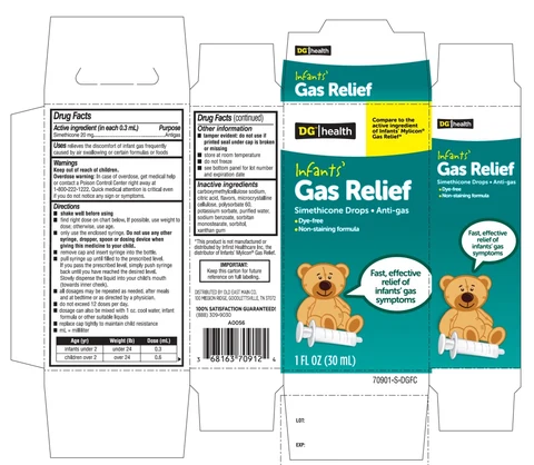 Infants Gas Relief Drops packaging